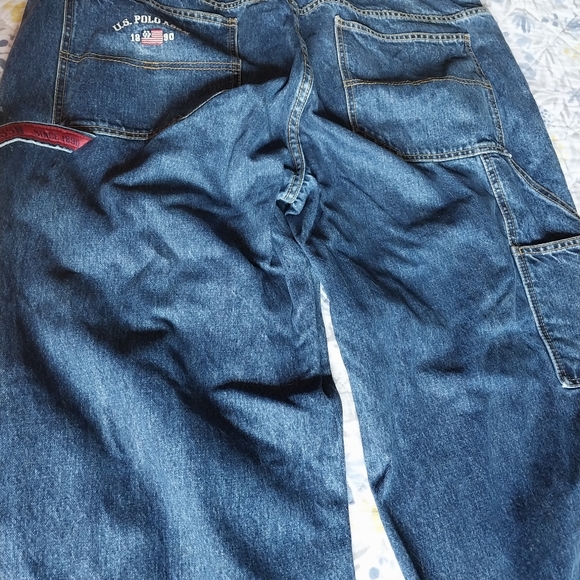 Men's U.S. Polo vintage cargo jeans sz 40x32 - Picture 5 of 11